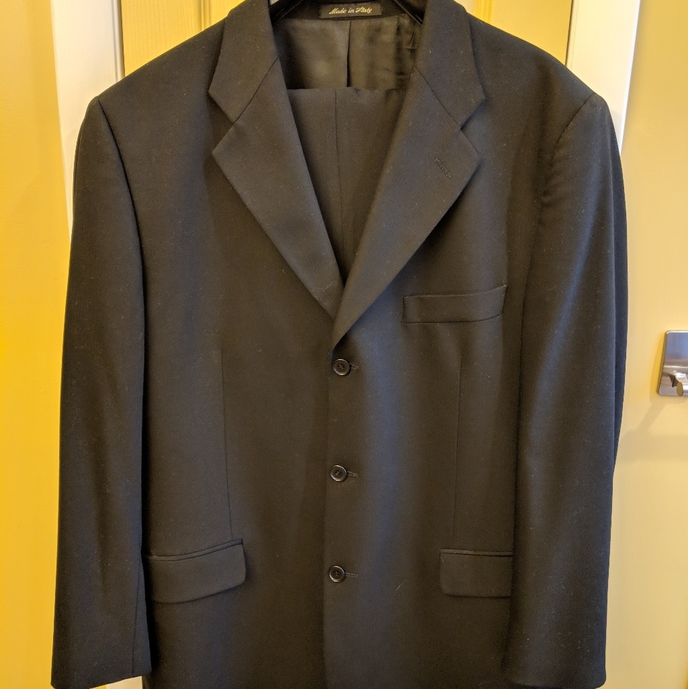 Men's Italian Suit (wool) 44 Reg / 39 Reg